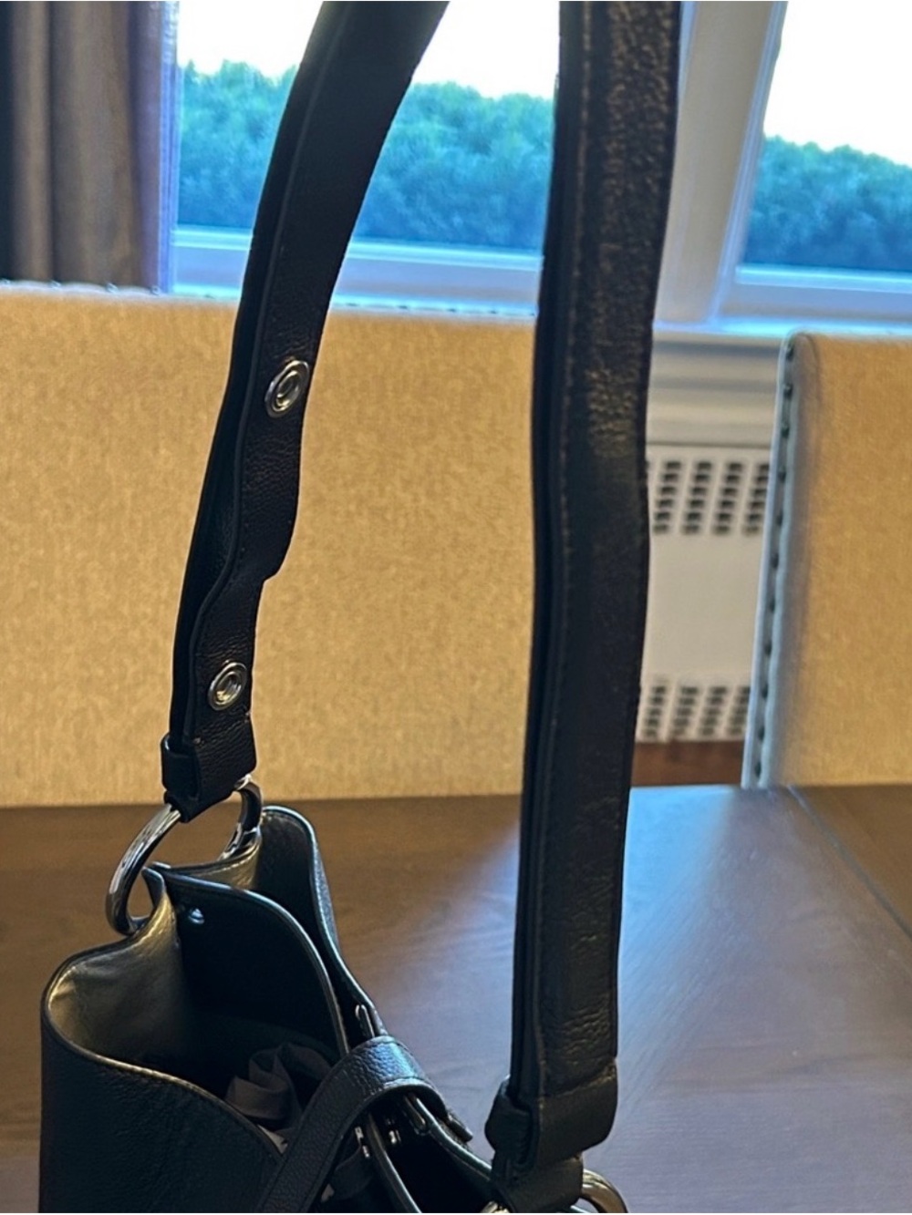 Rebecca Minkoff Black Leather Megan Shoulder Bag - Picture 5 of 11